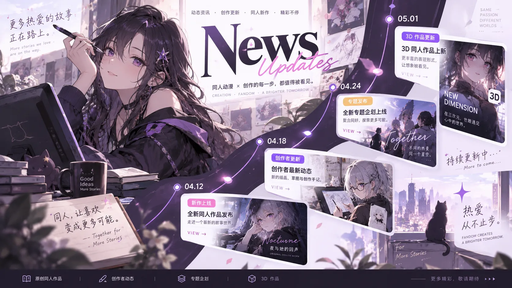 雨城夜航 3D同人